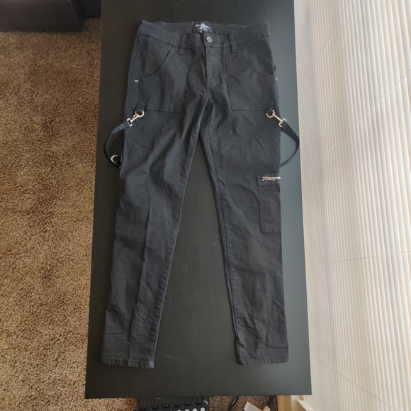 Royal Bones Women's Suspender Pants Size 13 - Picture 4 of 4